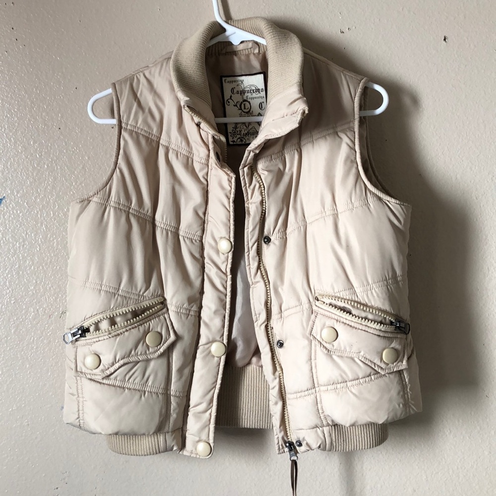 Cappuccino vest jacket